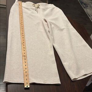 SPANX Off-White Wide Leg Pants